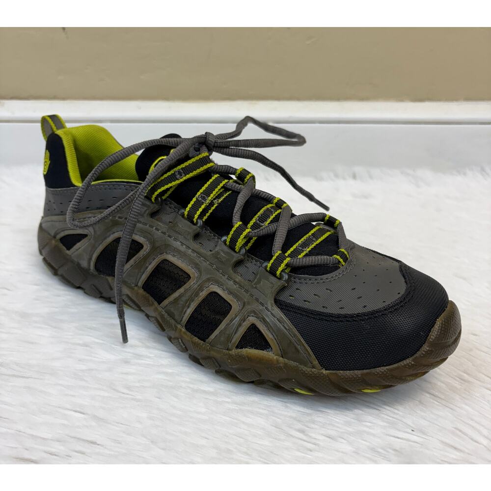 TEVA Gamma Pro Gray Yellow Lace Up Water Shoes Women's Size 10